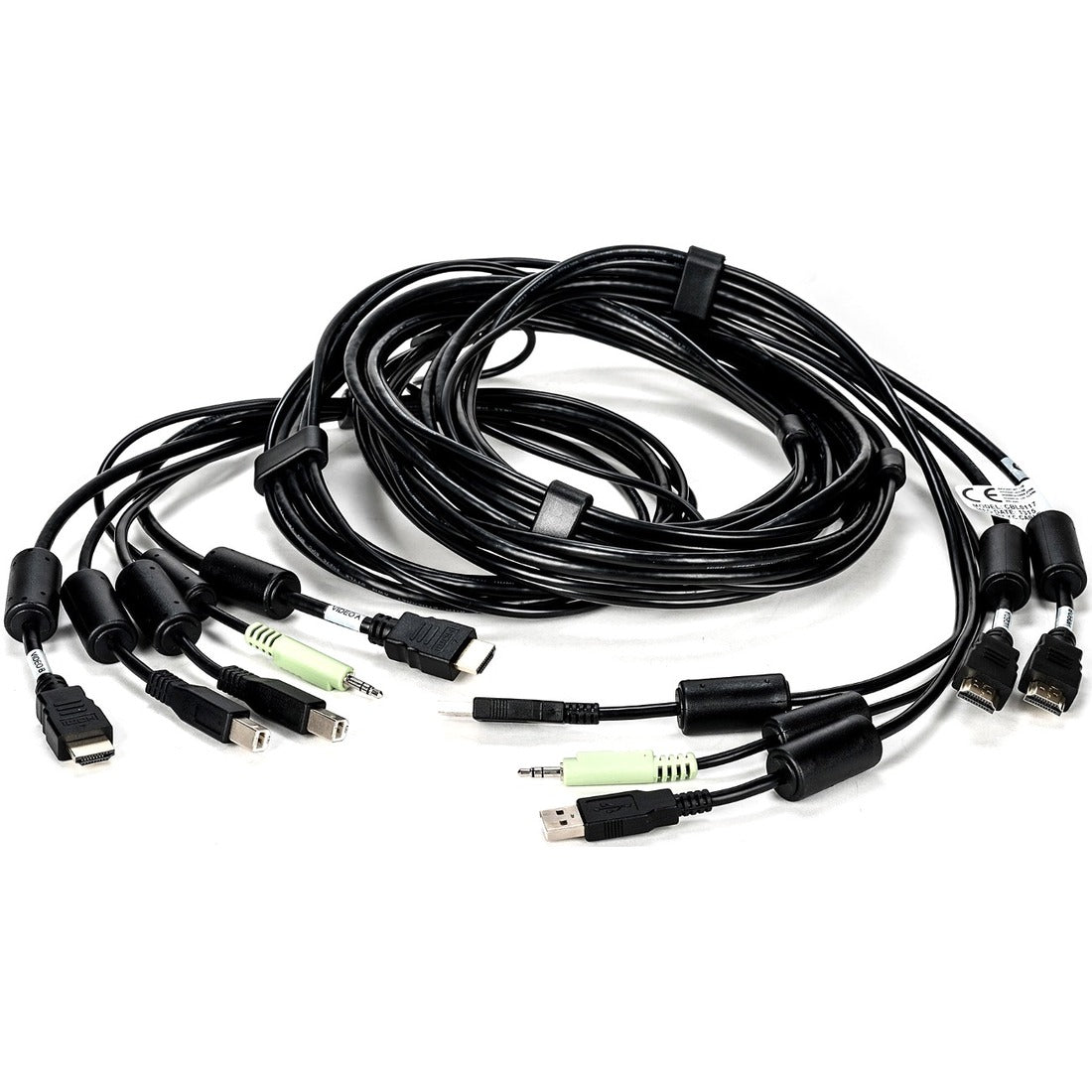 Vertiv Avocent USB Keyboard and Mouse, Dual HDMI and Audio Cable, 10 ft. for Vertiv Avocent SV and SC Series Switches — CBL0117