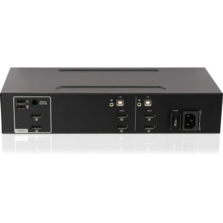 IOGEAR 2-Port Dual View DisplayPort KVM Switch w/Audio — GCS1422TAA4