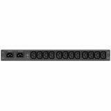 APC Netshelter Rack Automatic Transfer Switch, 1U, 10A, 230V, C14 IN, 12 C13 OUT, 50/60Hz — AP4421A