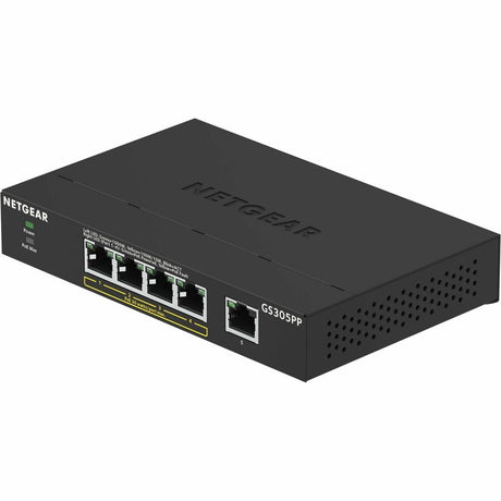 Netgear 5-Port Gigabit Ethernet SOHO Unmanaged Switch with 4 Ports PoE+ (83W) — GS305PP-300NAS