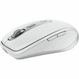 Logitech MX Anywhere 3S for Mac, Compact Wireless Bluetooth Mouse, 8K DPI Any-Surface Tracking, Quiet Clicks, USB C, Pale Grey — 910-006944