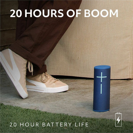 Ultimate Ears MEGABOOM 4 Portable Waterproof Bluetooth Speaker With Powerful 360-Degree Sound and Thundering Bass, Floating Speaker With 20-Hour Battery and 147ft (45m) Range, Black — 984-001964