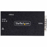 StarTech.com 1-Port Serial to Ethernet Adapter, 802.3af PoE Powered Serial Device Server, Wall/DIN Rail Mount, LAN To DB9 Converter, TAA — I13P-SERIAL-ETHERNET
