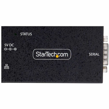StarTech.com 1-Port Serial to Ethernet Adapter, 802.3af PoE Powered Serial Device Server, Wall/DIN Rail Mount, LAN To DB9 Converter, TAA — I13P-SERIAL-ETHERNET