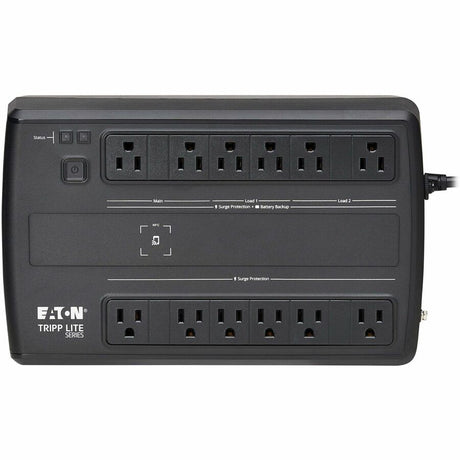 Eaton Tripp Lite Series 750VA 450W 120V Line-Interactive Cloud-Connected UPS with Remote Monitoring, 12 NEMA 5-15R Outlets (6 Surge + 6 Surge and Battery Backup), 5-15P Plug, Desktop — AVR750UNC