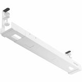 StarTech.com Under Desk Cable Management Tray, Length Adjustable, Clamp-On Installation, No Drilling Required, White — CALW-DESK-CABLE-TRAY