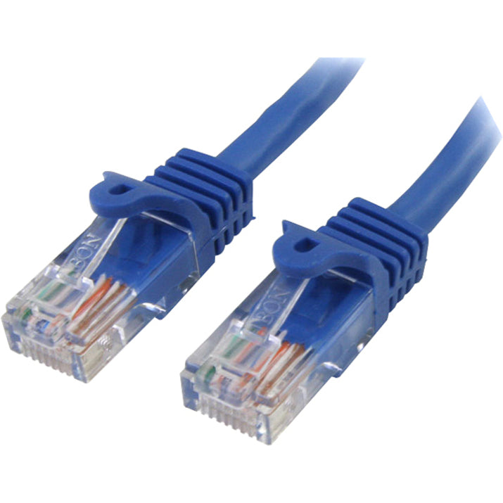 StarTech.com 20 ft Blue Snagless Cat5e UTP Patch Cable — RJ45PATCH20