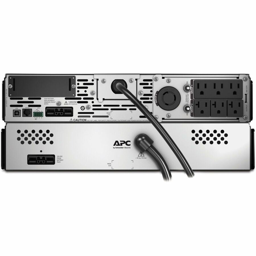 APC Smart-UPS X, Line Interactive, 3kVA, Rack/tower convertible 2U, 100V-127V, 3x 5-15R+3x 5-20R+1x L5-30R NEMA, SmartSlot, Extended runtime [TAA] — SMX3000RMLVUS