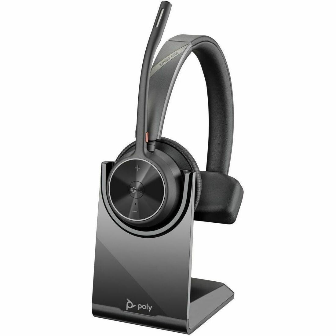 Poly Voyager 4310 Microsoft Teams Certified Headset + BT700 Dongle + Charging Stand — 77Y93AA