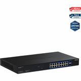 TRENDnet 18-Port Multi-Gig Web Smart Switch, TEG-3182WS, 16 x 2.5Gb Ports, 2 x 10Gb SFP+ Ports, NDAA TAA Compliant, Lifetime Protection, Remote Cloud Management, Black — TEG-3182WS