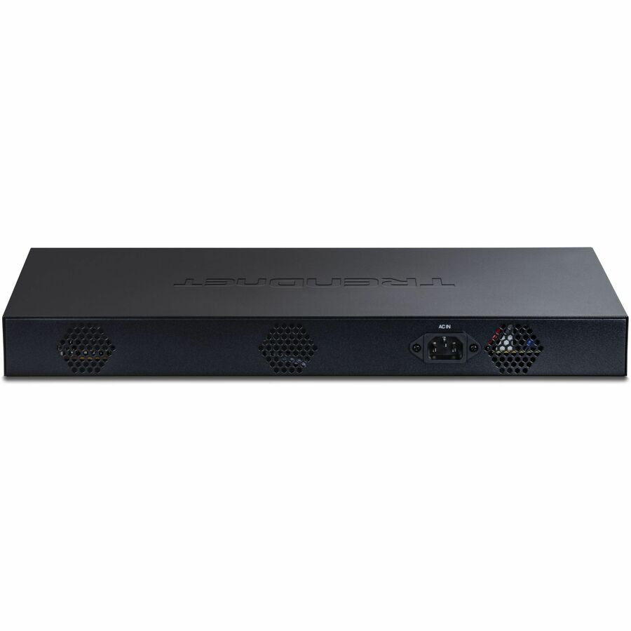 TRENDnet 18-Port Multi-Gig Web Smart Switch, TEG-3182WS, 16 x 2.5Gb Ports, 2 x 10Gb SFP+ Ports, NDAA TAA Compliant, Lifetime Protection, Remote Cloud Management, Black — TEG-3182WS