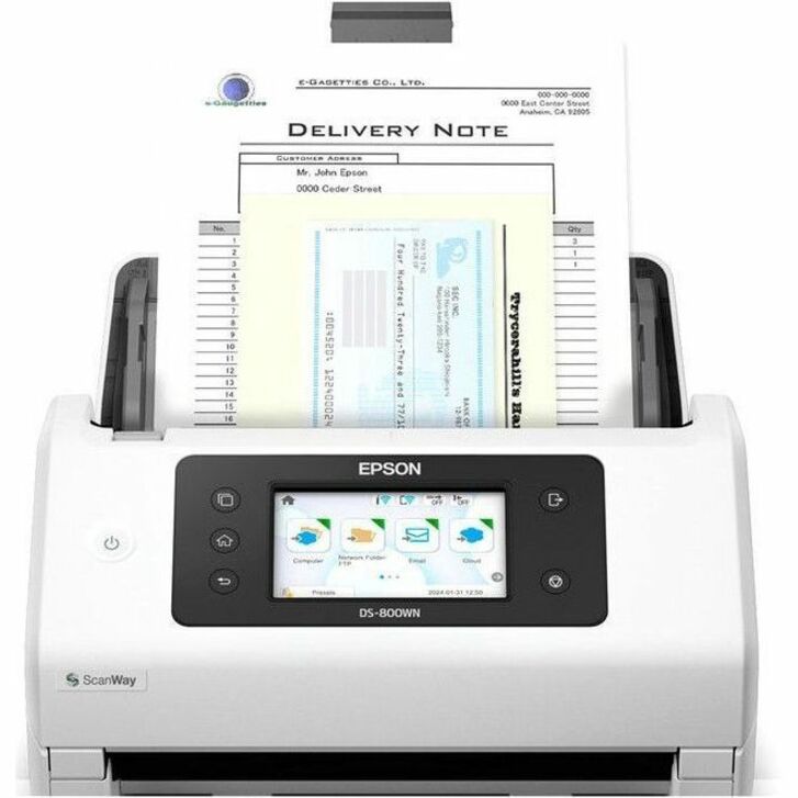 Epson EdgeLink DS-800WN ADF Scanner - 600 dpi Optical — B11B275201