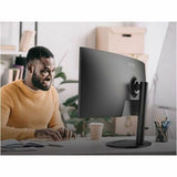 MSI Modern MD342CQP 34" Class UW-QHD Curved Screen LCD Monitor - 21:9 - Black, White — ModernMD342CQP