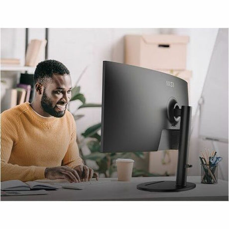 MSI Modern MD342CQP 34" Class UW-QHD Curved Screen LCD Monitor - 21:9 - Black, White — ModernMD342CQP