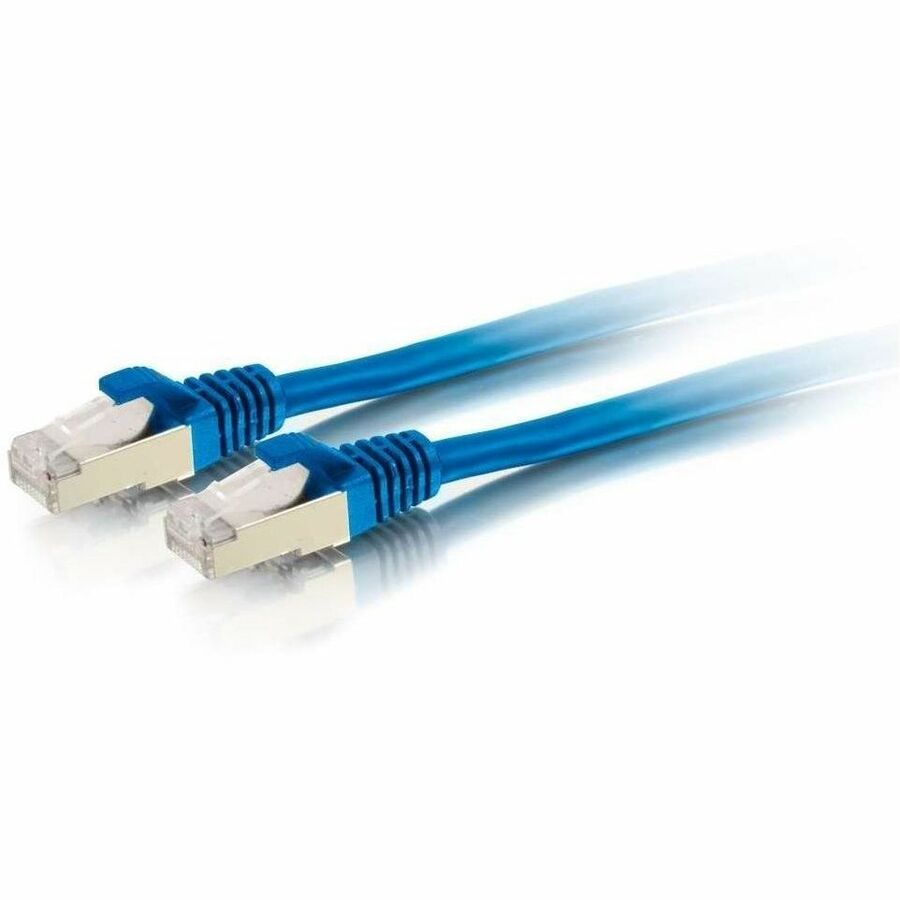 C2G-6ft Cat6a Snagless Shielded (STP) Network Patch Cable - Blue — CG00677