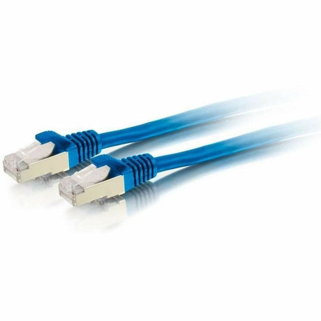 C2G-6ft Cat6a Snagless Shielded (STP) Network Patch Cable - Blue — CG00677