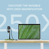 Plugable USB 2.0 Digital Microscope with Flexible Arm Observation Stand — USB2-MICRO-250X