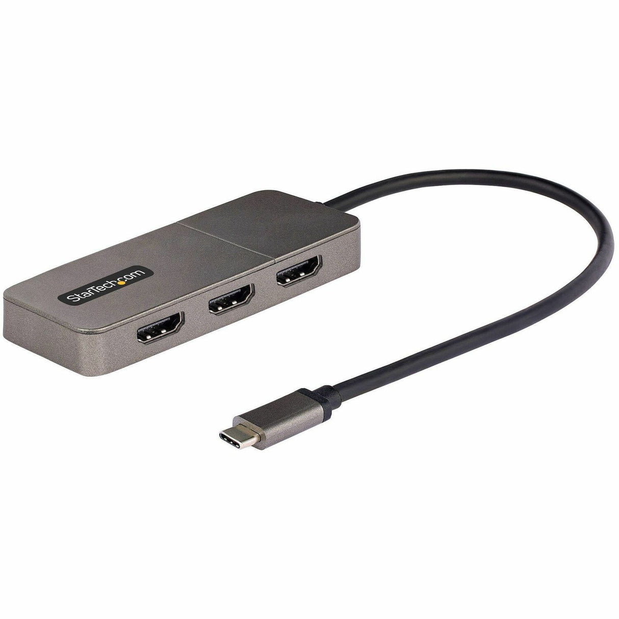 StarTech.com 3-Port USB-C Multi-Monitor Adapter, Type-C to 3x HDMI MST Hub, Triple 4K60Hz HDMI Laptop Display Extender / Splitter, Windows — MST14CD123HD