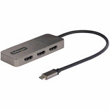 StarTech.com 3-Port USB-C Multi-Monitor Adapter, Type-C to 3x HDMI MST Hub, Triple 4K60Hz HDMI Laptop Display Extender / Splitter, Windows — MST14CD123HD