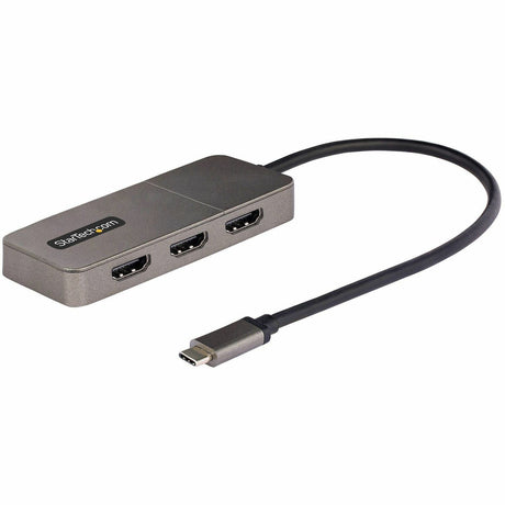 StarTech.com 3-Port USB-C Multi-Monitor Adapter, Type-C to 3x HDMI MST Hub, Triple 4K60Hz HDMI Laptop Display Extender / Splitter, Windows — MST14CD123HD
