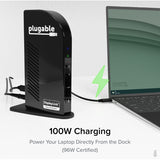Plugable 14-in-1 USB C Docking Station with 4x HDMI, Quad Dock with 100W Charging, 4x HDMI Displays — UD-3900C4