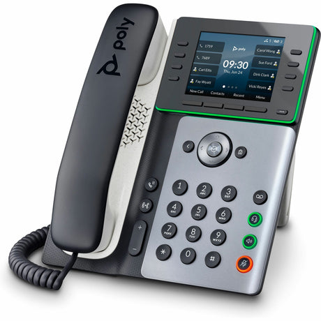 Poly Edge IP Phone - Corded - Corded - Bluetooth - Desktop, Wall Mountable — 89B51AA