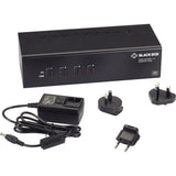 Black Box KVM Switch - Dual-Monitor, DisplayPort 1.2, 4K 60Hz, USB 3.0 Hub, Audio — KV6224DP