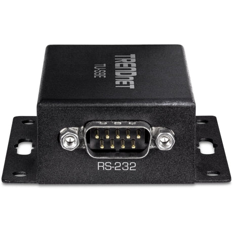 TRENDnet TU-S9E, 1-Port Serial to IP Ethernet Converter, Black — TU-S9E