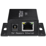 TRENDnet TU-S9E, 1-Port Serial to IP Ethernet Converter, Black — TU-S9E