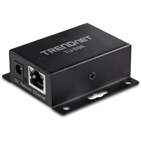 TRENDnet TU-S9E, 1-Port Serial to IP Ethernet Converter, Black — TU-S9E
