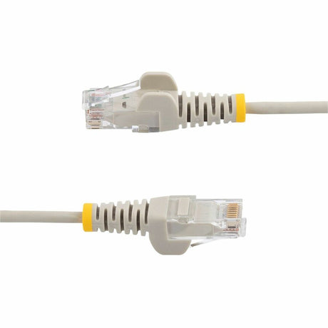 StarTech.com 15ft Gray Slim CAT6 Ethernet Cable, Slim Snagless RJ45, UTP, LSZH, 28AWG Bare Copper, Slim Network Patch Cord, Fluke Tested — N6PAT15GRS