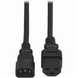 Eaton Tripp Lite Series Power Cord, C14 to C21 - Heavy-Duty, 15A, 250V, 14 AWG, 2.5 ft. (0.76 m), Black — P037-2P5