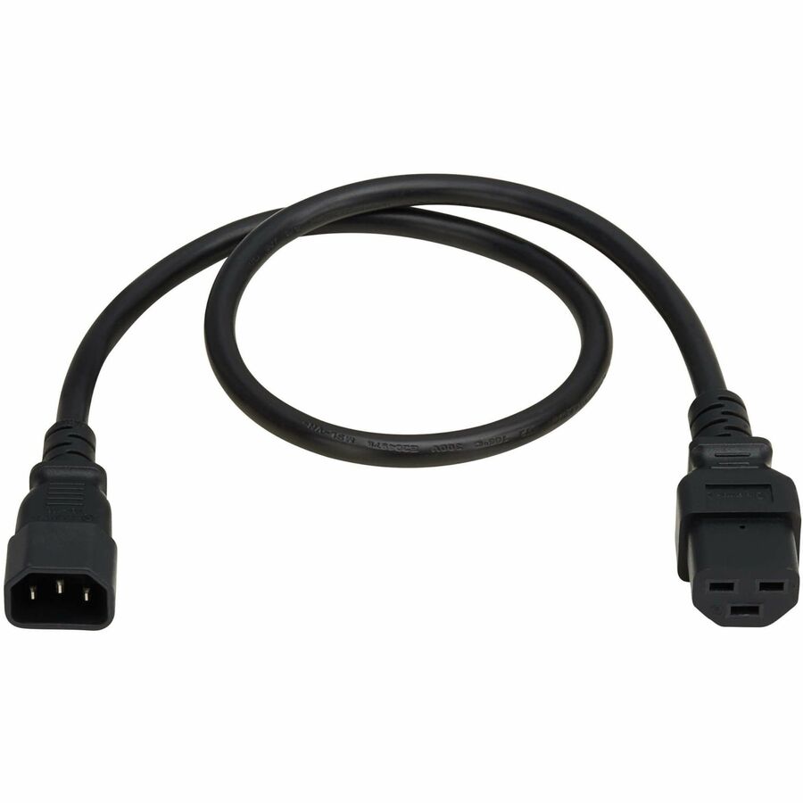 Eaton Tripp Lite Series Power Cord, C14 to C21 - Heavy-Duty, 15A, 250V, 14 AWG, 2.5 ft. (0.76 m), Black — P037-2P5