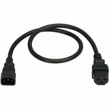 Eaton Tripp Lite Series Power Cord, C14 to C21 - Heavy-Duty, 15A, 250V, 14 AWG, 2.5 ft. (0.76 m), Black — P037-2P5
