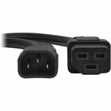 Eaton Tripp Lite Series Power Cord, C14 to C21 - Heavy-Duty, 15A, 250V, 14 AWG, 2.5 ft. (0.76 m), Black — P037-2P5