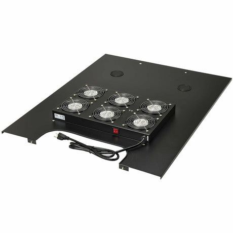Eaton Tripp Lite Series SmartRack Roof-Mounted Fan Panel for Wide Rack Enclosure Cabinets - 6 120V Fans, 630 CFM, 5-15P Plug — SRFANROOFWD