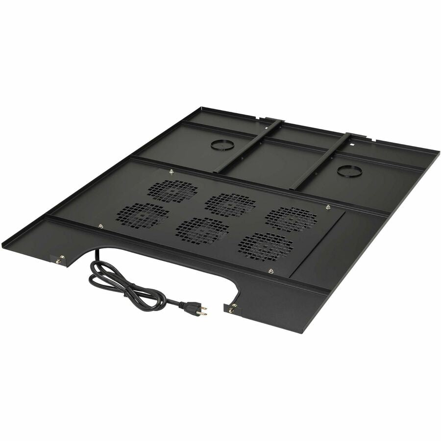 Eaton Tripp Lite Series SmartRack Roof-Mounted Fan Panel for Wide Rack Enclosure Cabinets - 6 120V Fans, 630 CFM, 5-15P Plug — SRFANROOFWD