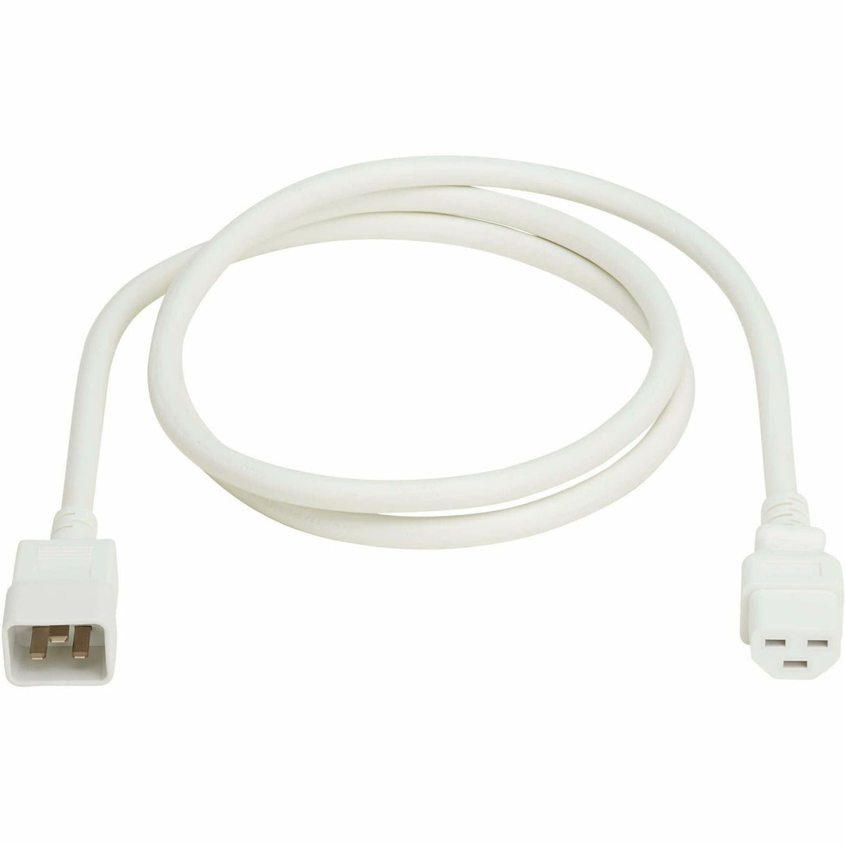 Eaton Tripp Lite Series Power Cord, C20 to C21 - Heavy-Duty, 20A, 250V, 12 AWG, 5 ft. (1.5 m), White — P035-005-AWH