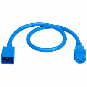 Eaton Tripp Lite Series Power Cord, C20 to C21 - Heavy-Duty, 20A, 250V, 12 AWG, 2 ft. (0.6 m), Blue — P035-002-ABL