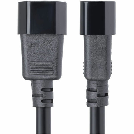 StarTech.com 15ft (4.5m) Power Extension Cord, C14 to C13 PDU Power Cord, 15A 250V, 14AWG, UL Listed — PXTC13C141415FNA