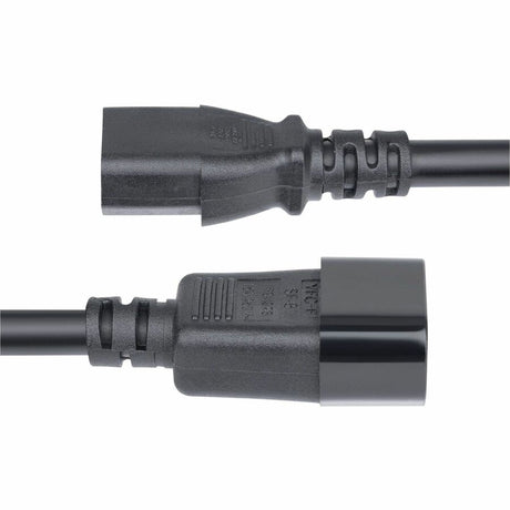 StarTech.com 15ft (4.5m) Power Extension Cord, C14 to C13 PDU Power Cord, 15A 250V, 14AWG, UL Listed — PXTC13C141415FNA