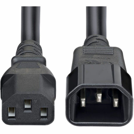 StarTech.com 15ft (4.5m) Power Extension Cord, C14 to C13 PDU Power Cord, 15A 250V, 14AWG, UL Listed — PXTC13C141415FNA