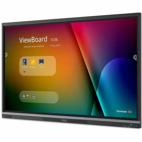 ViewSonic IFP5551 55 Inch 4K ViewBoard Interactive Smart Board with Integrated Education Software, Android 14, Google EDLA, 50-Point Touch, Built-in Microphone, HDMI, VGA, USB Hub, and USB C Inputs — IFP5551