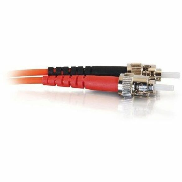 C2G-3m ST-ST 62.5/125 OM1 Duplex Multimode PVC Fiber Optic Cable - Orange — 5577