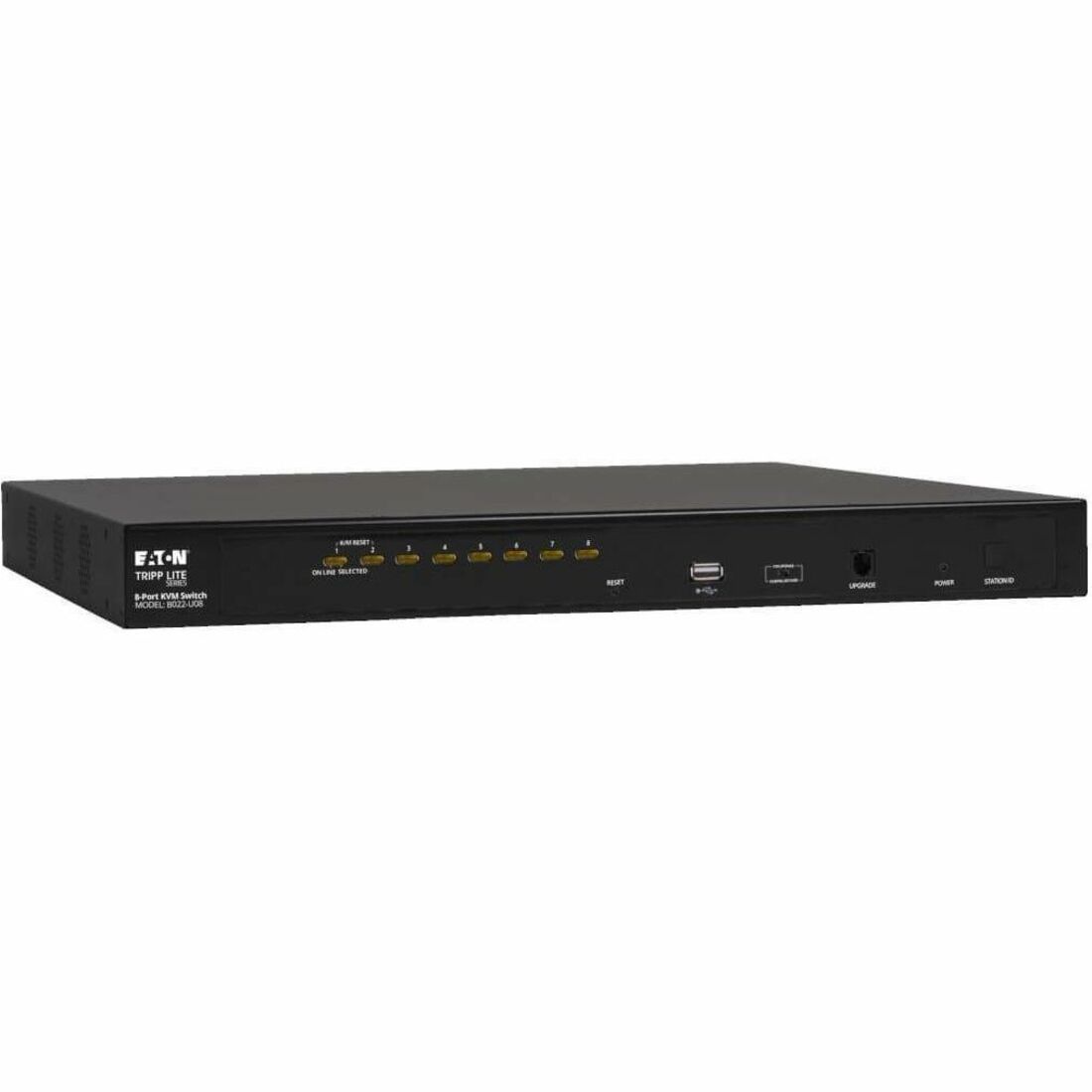 Eaton Tripp Lite Series NetDirector 8-Port 1U Rack-Mount KVM Switch, TAA — B022-U08