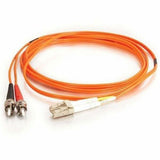 C2G-1m LC-ST 50/125 OM2 Duplex Multimode PVC Fiber Optic Cable - Orange — 37400