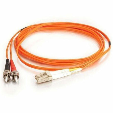 C2G-1m LC-ST 50/125 OM2 Duplex Multimode PVC Fiber Optic Cable - Orange — 37400