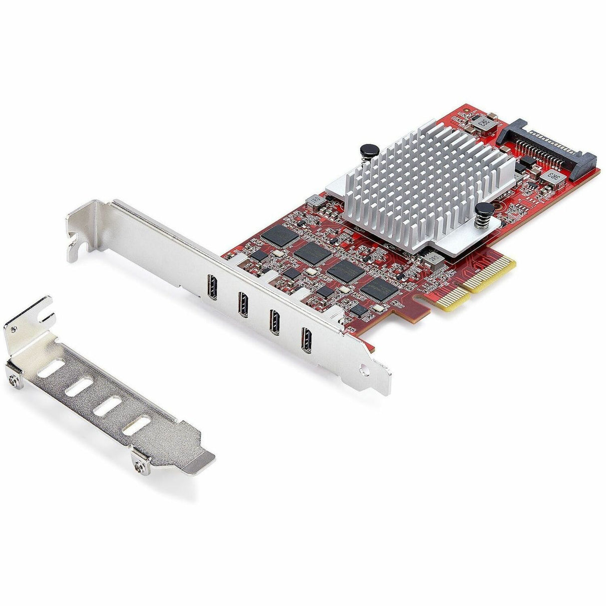 StarTech.com 4-Port USB Type-C PCIe Card, USB 3.2 10Gbps, USB-C PCI Express Expansion Card, 4x Independent USB Controllers, TAA-Compliant — P10Q4C-USB-CARD