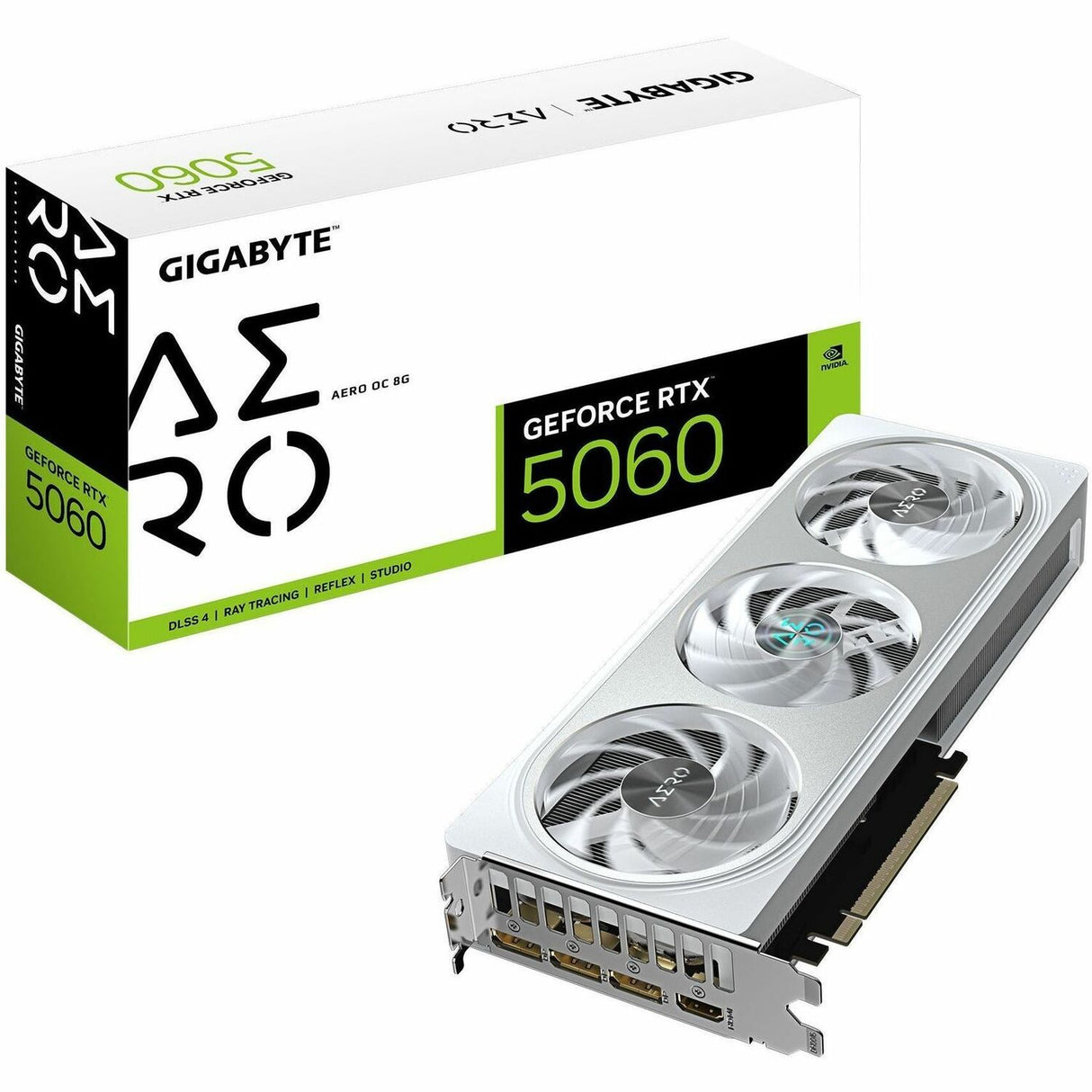 Gigabyte NVIDIA GeForce RTX 5060 Graphic Card - 8 GB GDDR7 — GV-N5060AERO OC-8GD