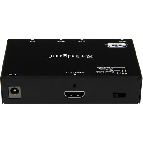 StarTech.com 2x1 HDMI + VGA to HDMI Converter Switch w/ Automatic and Priority Switching &acirc;&euro;" 1080p — VS221VGA2HD